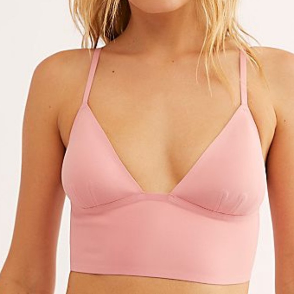 Free People Pink Bra